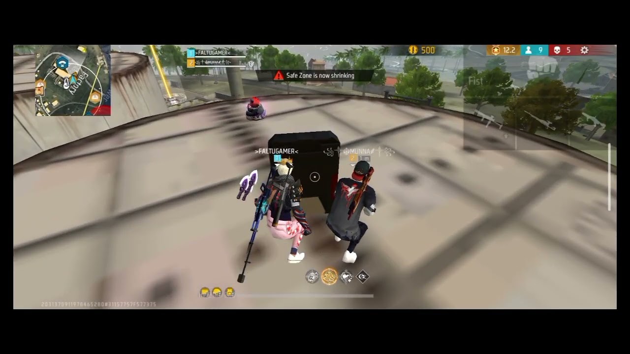 ফ্রি ফায়ার গেমে কে কত কিল করতে পারে দেখলাম 