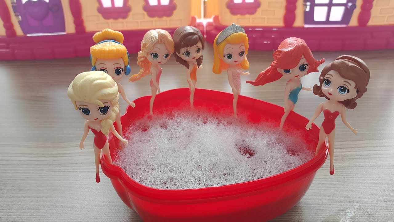 ASMR | Unboxing Mattel Disney Princess Spin & Reveal Surprise Dolls! Satisfying video | Review Toys