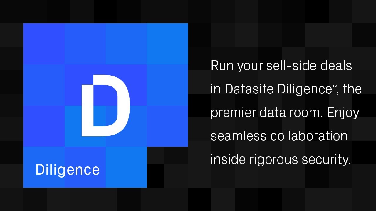 Datasite Diligence&trade;: The Premier Sell-Side Data Room