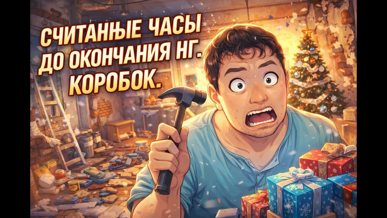 СЧИТАННЫЕ ЧАСЫ ДО ОКОНЧАНИЯ НГ. КОРОБОК. ПОМОГИТЕ НАБРАТЬ 100 ЛАЙКОВ.