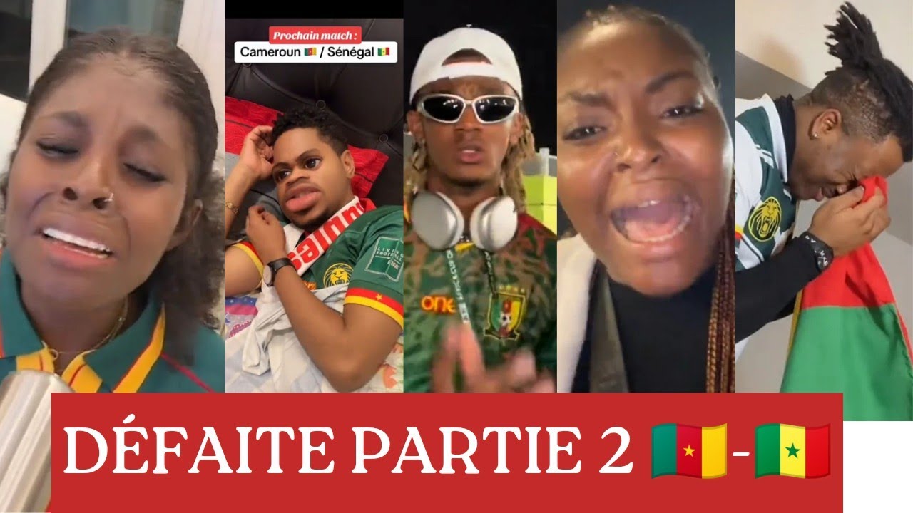 RÉACTION EXTRÊME DES CAMEROUNAIS après la défaite face au Sénégal (PARTIE 2)😂💔😭