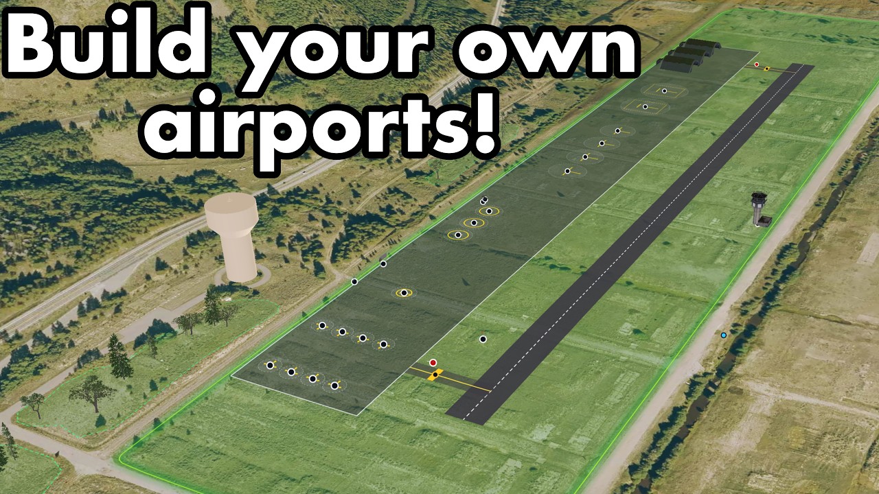 Microsoft Flight Simulator 2024 | Новое дополнение позволяет строить собственные аэропорты!