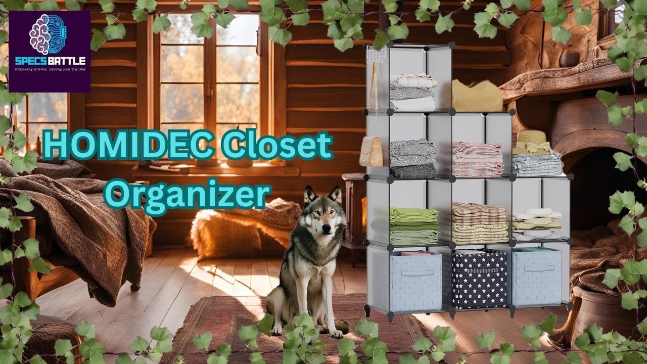 HOMIDEC Closet Organizer