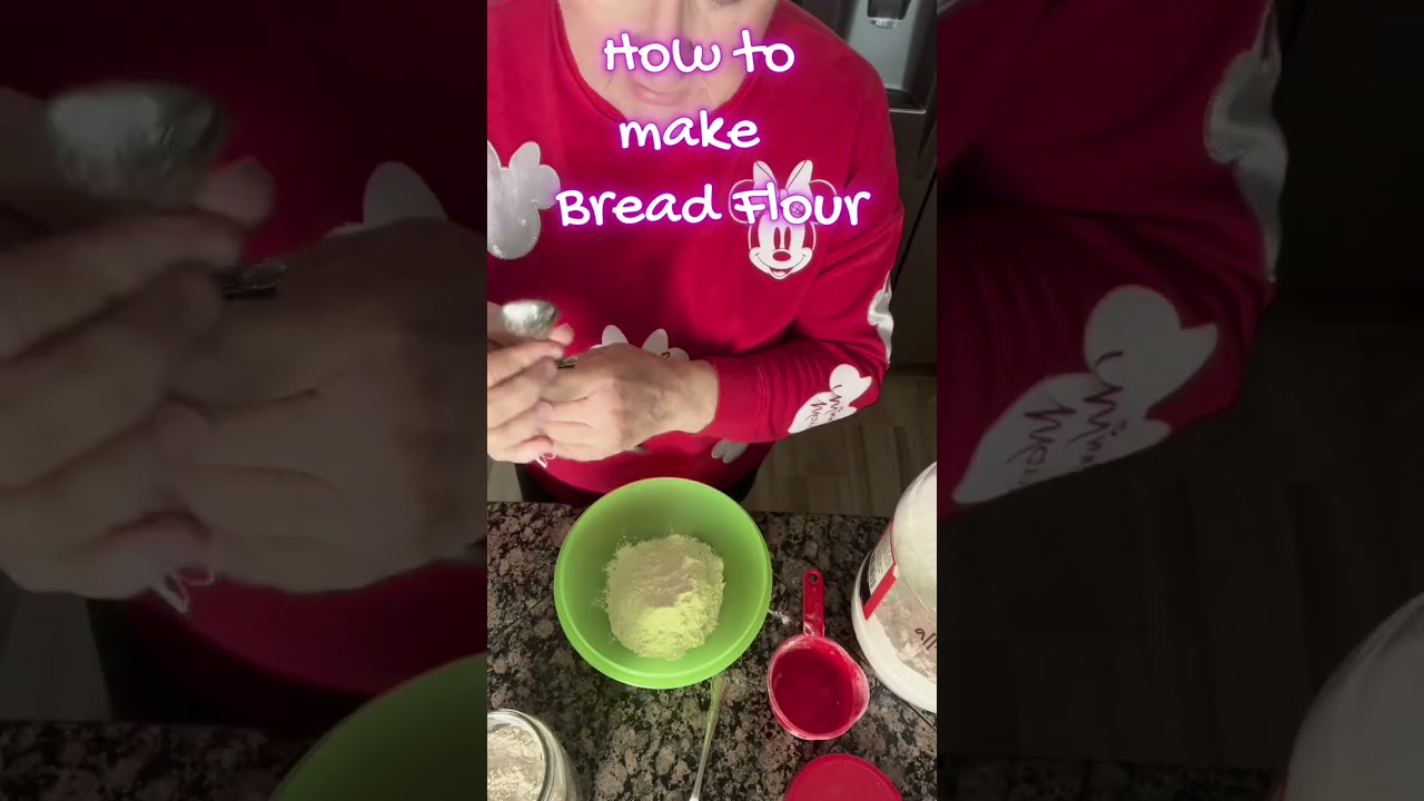 How to make BREAD FLOUR #shorts #breadflour  #howtomake  #recipe
