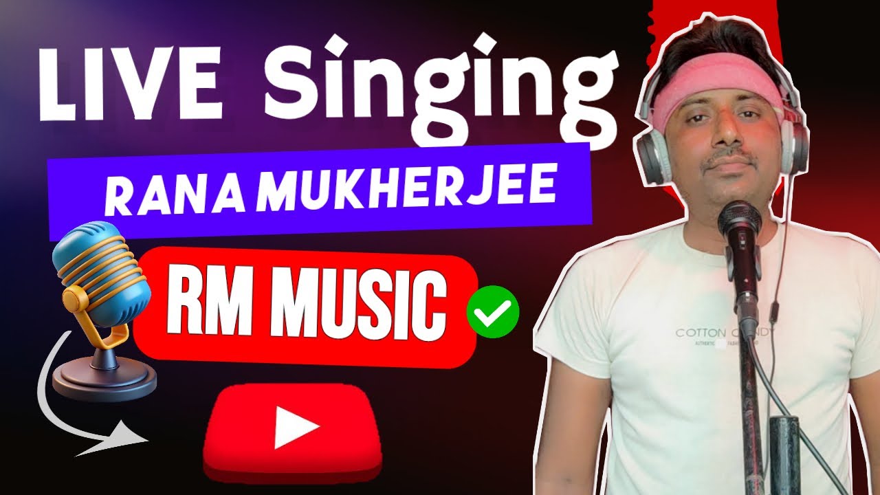 🔴 RM Music LIVE SINGING | Rana Mukherjee's Song | Requested Hindi Cover Song #ytlive #shorts