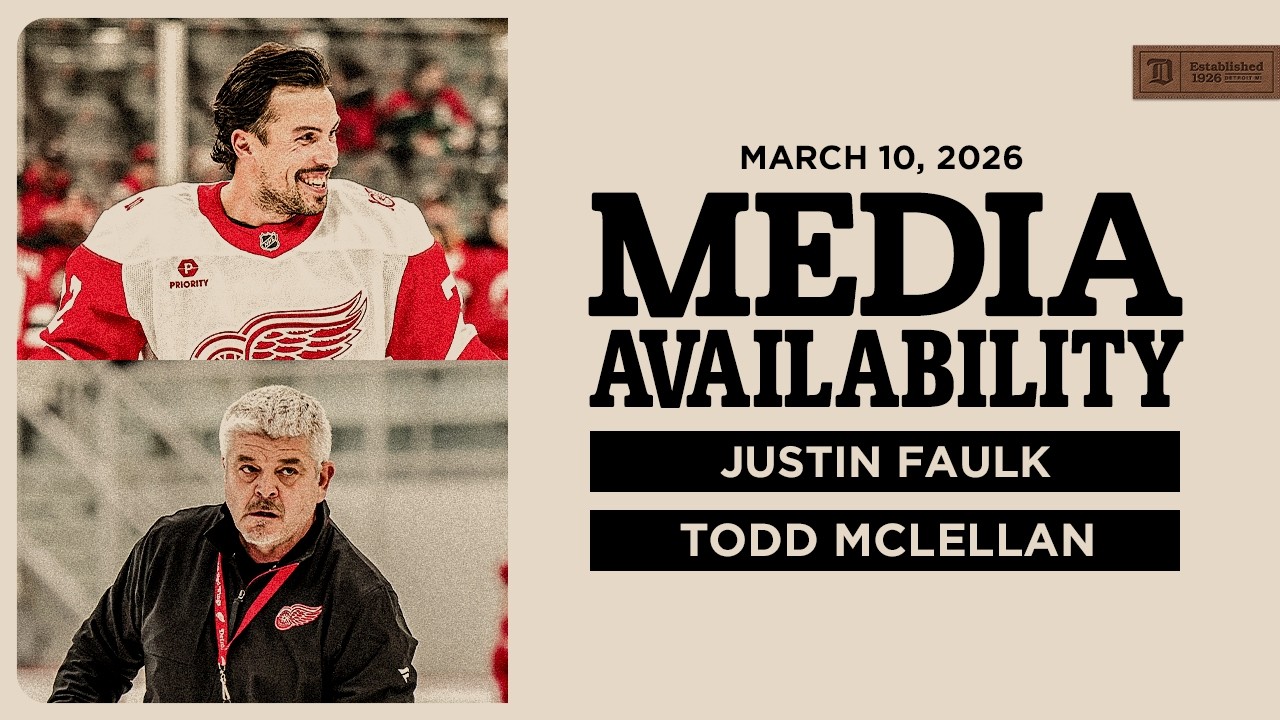 Justin Faulk, Todd McLellan Morning Skate Media | March 10, 2026