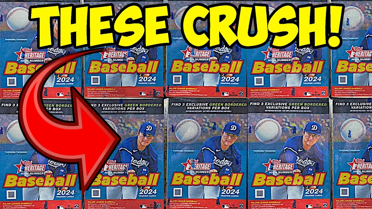 2024 Topps Heritage HIGH NUMBER Blaster Box Case Break