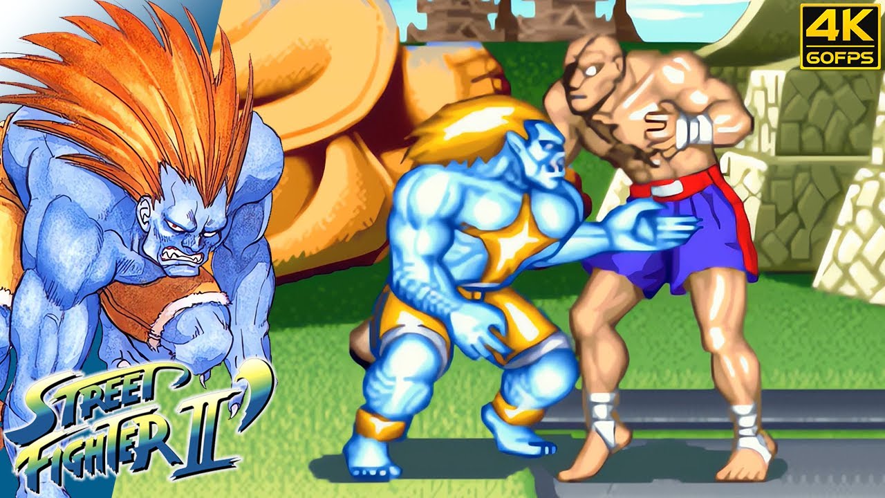 Street Fighter II: Champion Edition - Blanka (Arcade / 1992) 4K 60FPS