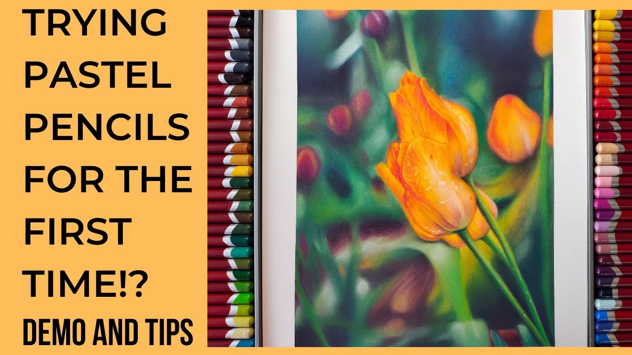 How to use Derwent Pastel Pencils on Pastelmat? Tips for beginners with Real time demo
