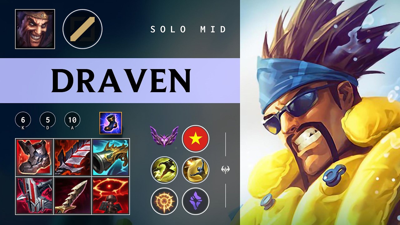 Draven Mid vs Vel'Koz - VN Master Patch 26.04