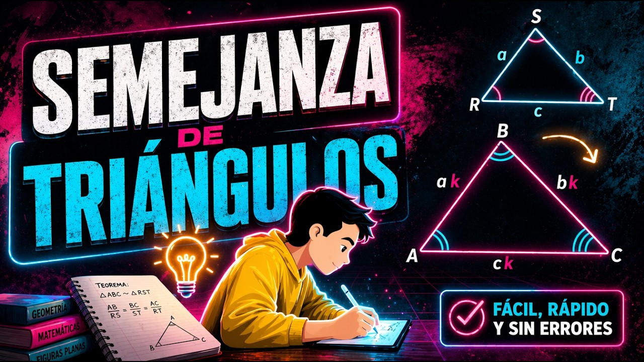 Semejanza de Triángulos: Criterios y Propiedades Fundamentales
