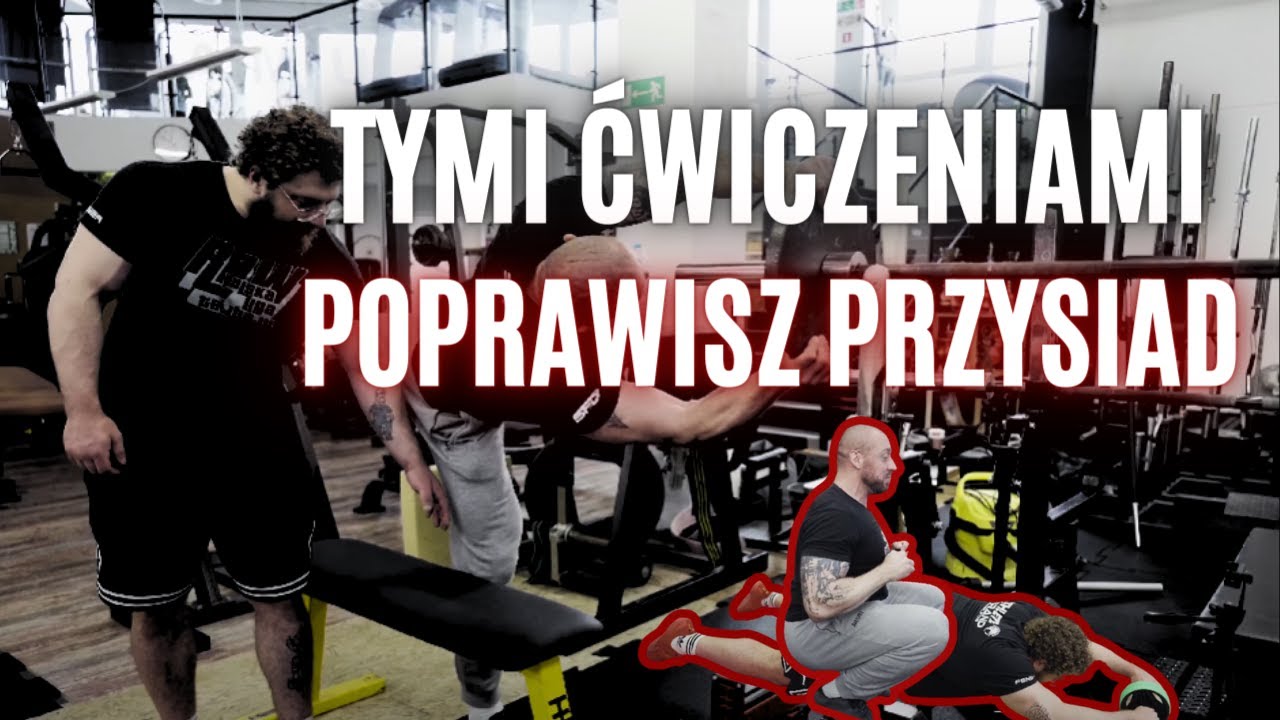 Top 6 ćwiczeń pod przysiad