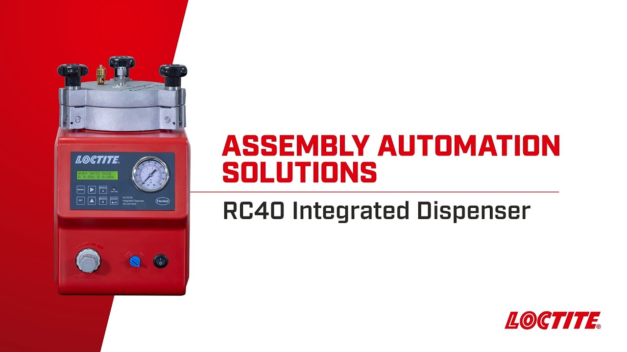 How to use the LOCTITE RC40 Integrated Semi-Automatic Dispenser