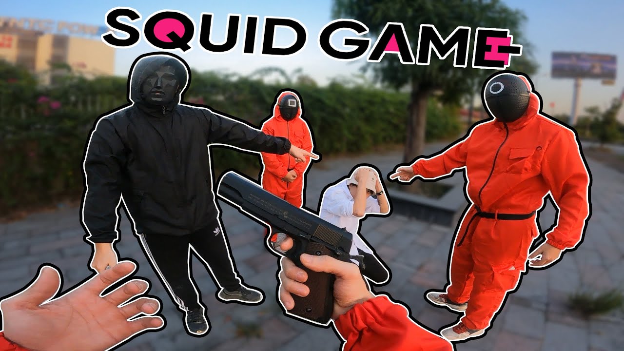 ESCAPING CRAZY SQUID GAME SOLDIERS ( Parkour POV Movie ) || Ex1-2