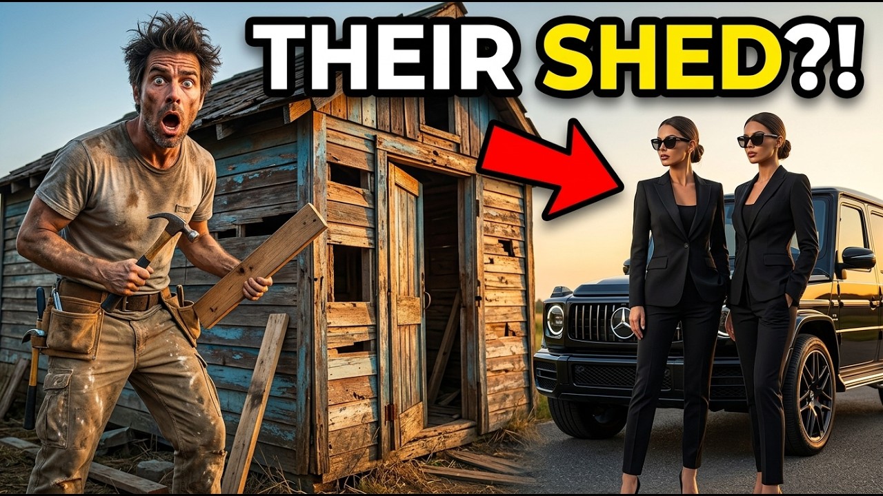 Struggling Single Dad Repairs Abandoned Shed—Unaware It Belongs to Mysterious Twin Billionaires