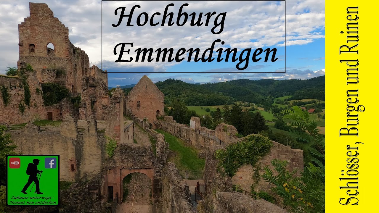 Hochburg Emmendingen. Eine der gr&ouml;&szlig;ten Burgruinen Deutschlands.