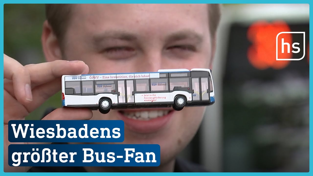 Bus-Fan aus Wiesbaden: Er weiß alles über die Fahrzeuge! | hessenschau
