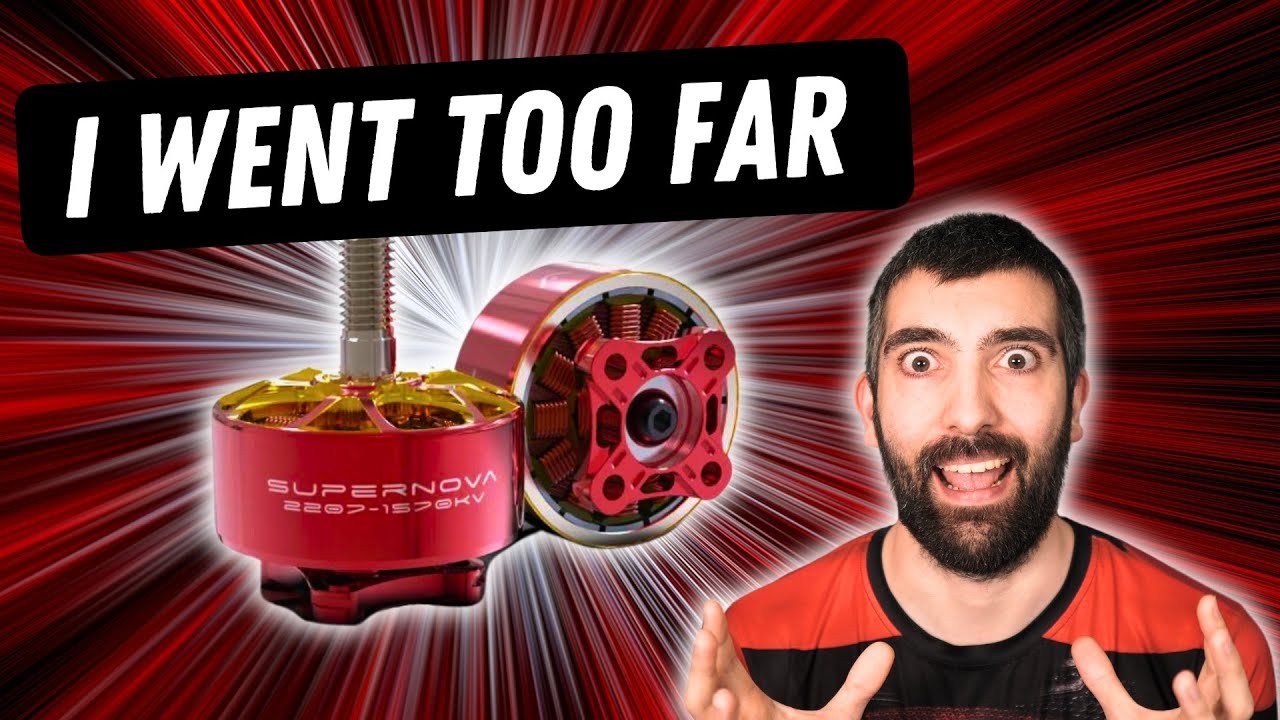 You asked for it, you MANIACS! 😁 The AOS Supernova 2207 1570KV 8S