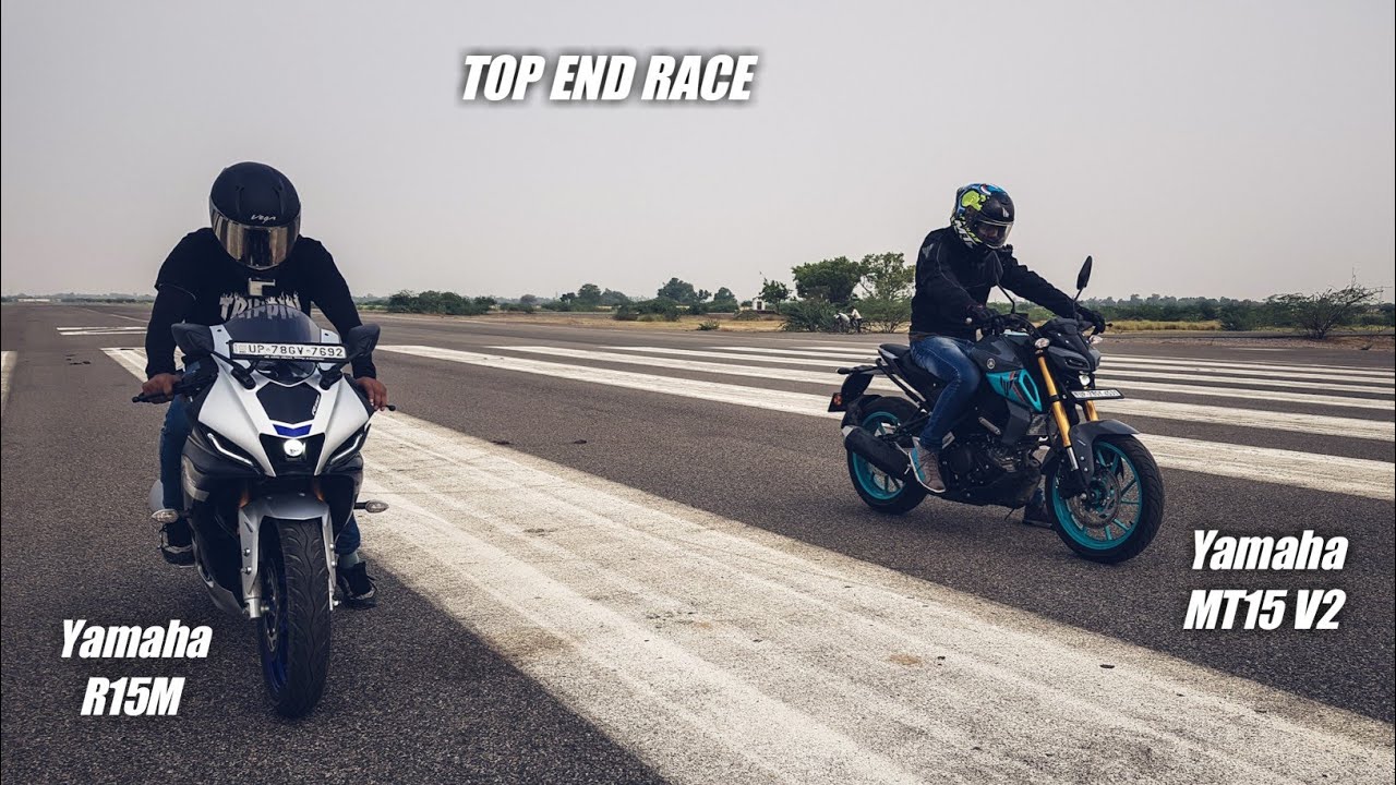 2022 Yamaha R15M vs Yamaha MT15 V2.0 || Top End Race || Must watch