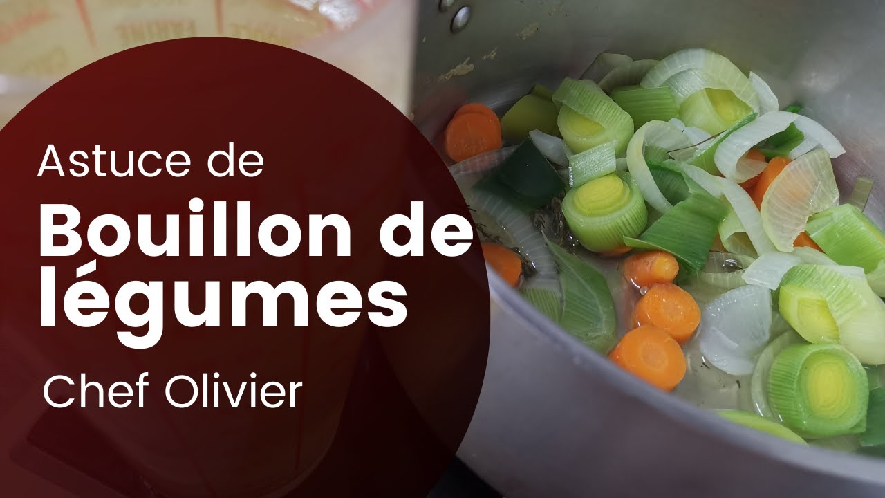 bouillon de légumes maison