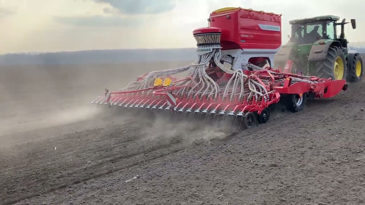 Універсальний посівний комплекс TERRASEM V 6000 D Z від PÖTTINGER