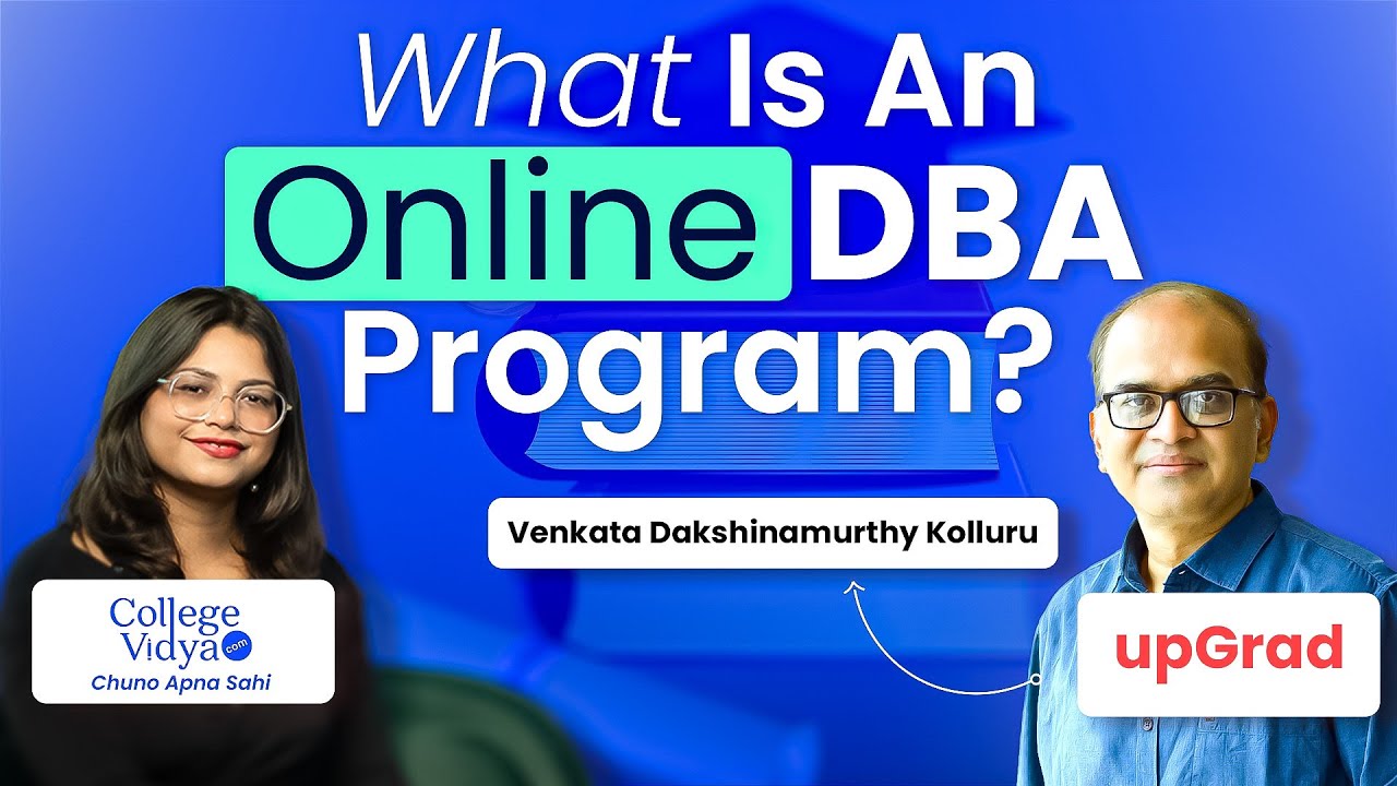 What is an Online DBA Program? An Introduction to Online DBA|  ft. Venkata Dakshinamurthy Kolluru