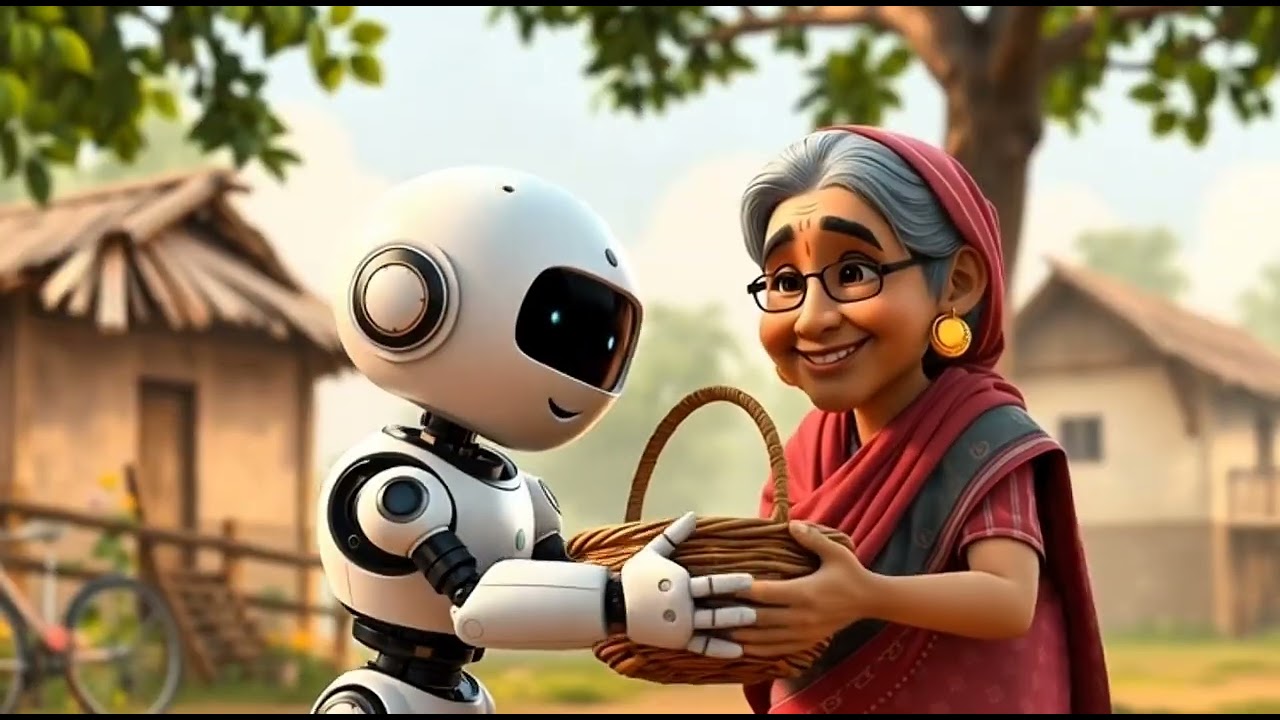नन्हा रोबो 🤖 | 3D Cartoon Hindi Story | Kids Moral Story 