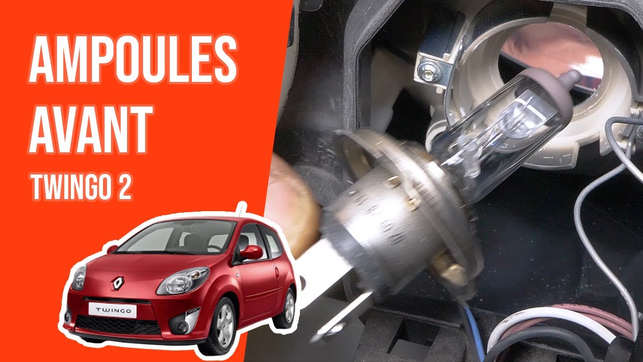 Changer les Ampoules d'éclairage avant TWINGO 2 💡