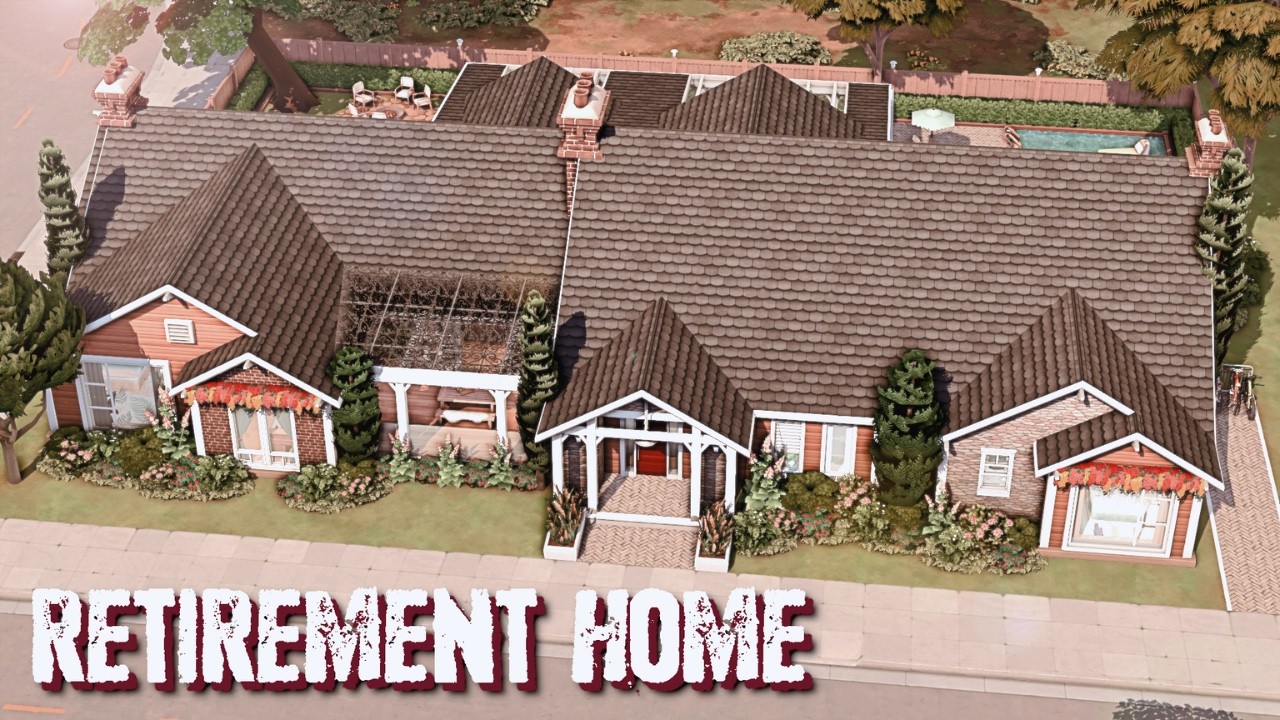 SEQUOIA RETIREMENT HOME 👩🏻‍🦳👨🏻‍🦳 Rebuild San Sequoia | The Sims 4: Speed Build