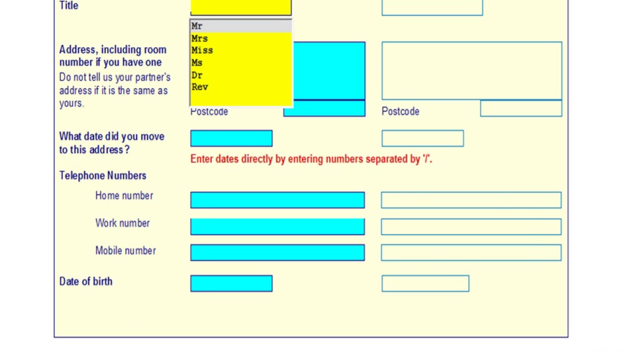 Making an online Housing Benefit and/or Council Tax Support application online