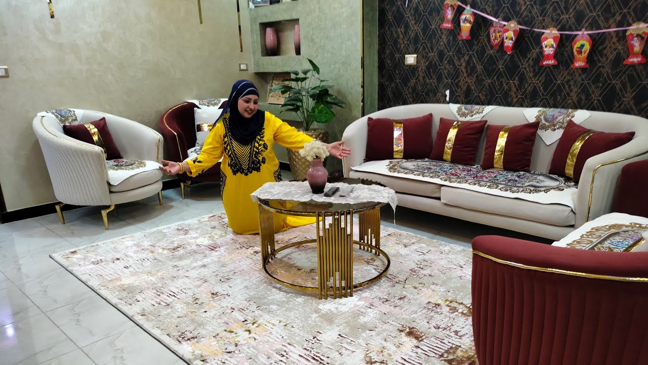 جوله في الشقه بعد فرش العيد الفيديو المنتظر💃🎉