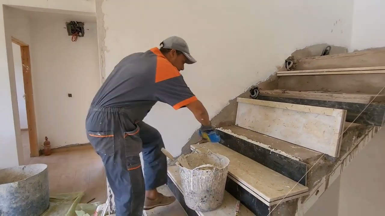 طريقتي الخاصه تركيب الرخام بيرلاتينو مع البورسلين