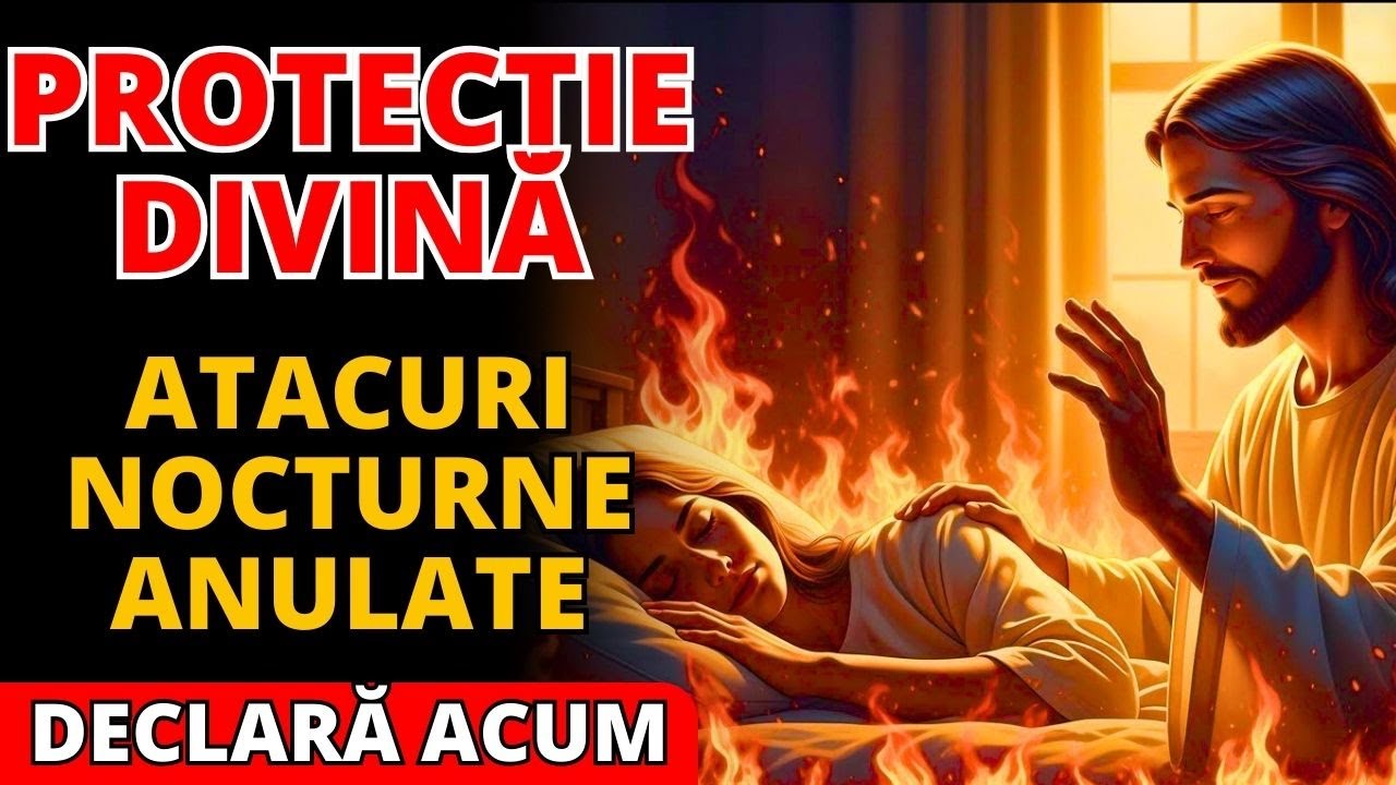 🛡️ Sângele lui Iisus Îți ACOPERĂ casa și familia: niciun atac de noapte nu va rezista în această noa