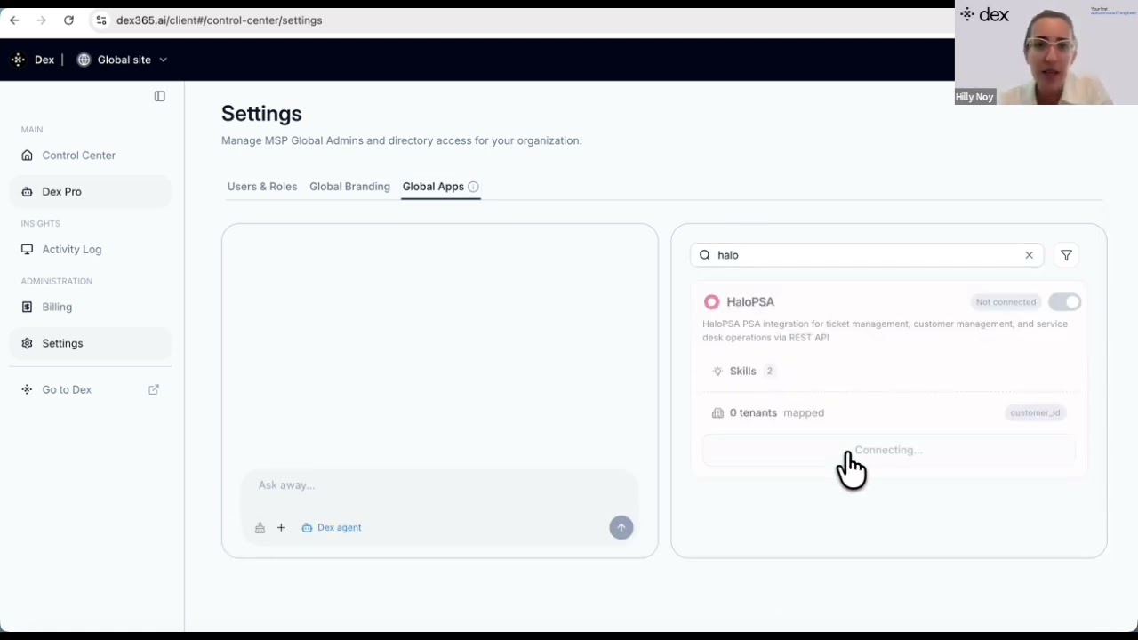 Global Apps in Dex: One Integration Across Every Customer Tenant