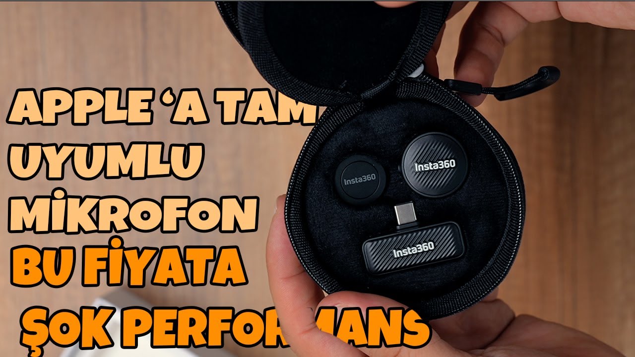 Sonunda ! Insta360 ekosisteminin Mikrofonu Geldi ! Hafif ve Net ses