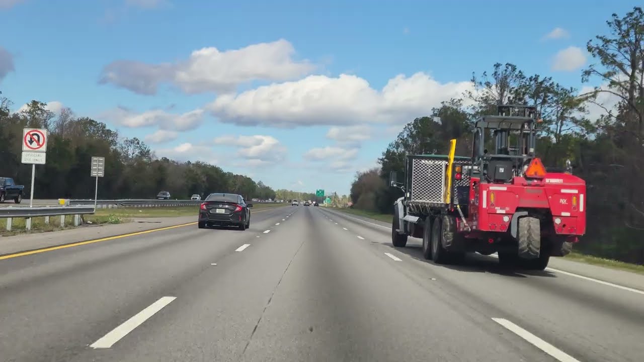 [8K] Tampa, FL To Brooksville, FL - Full Drive via I-75
