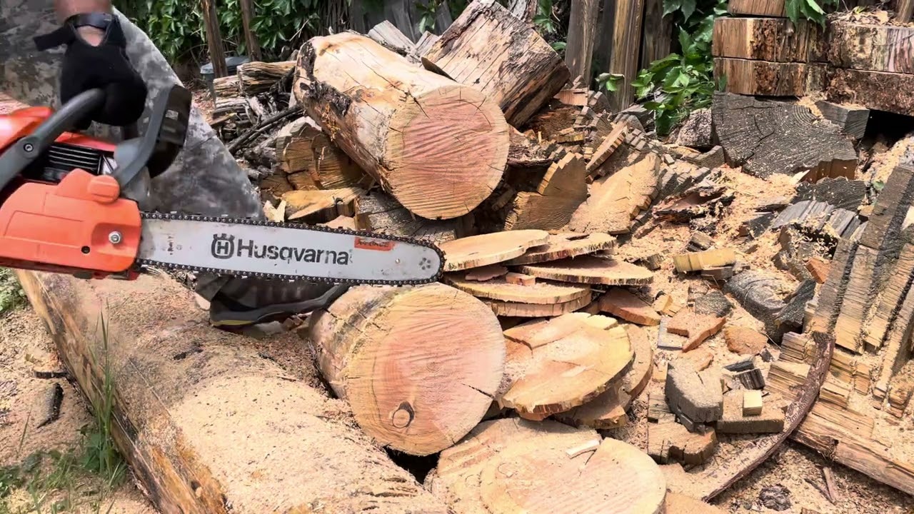 Husqvarna 445 with small timing advancement