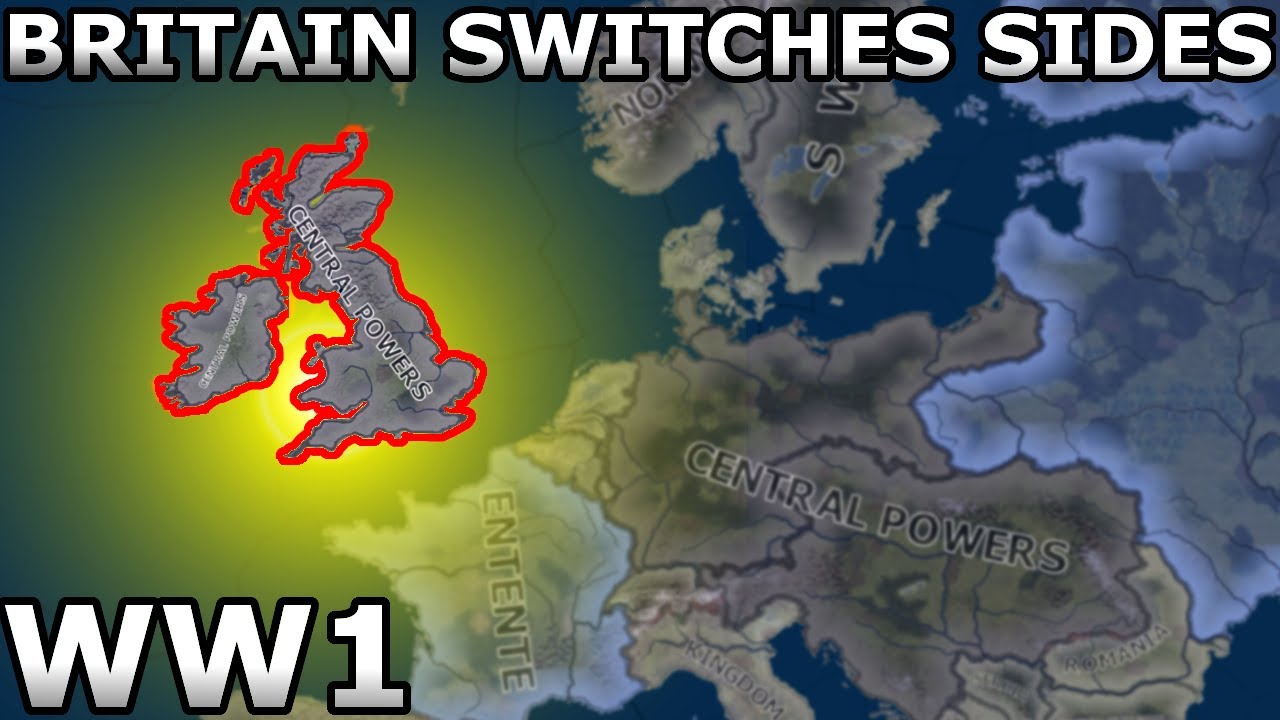 What if Britain joined the Central Powers in WW1? | HOI4 Timelapse