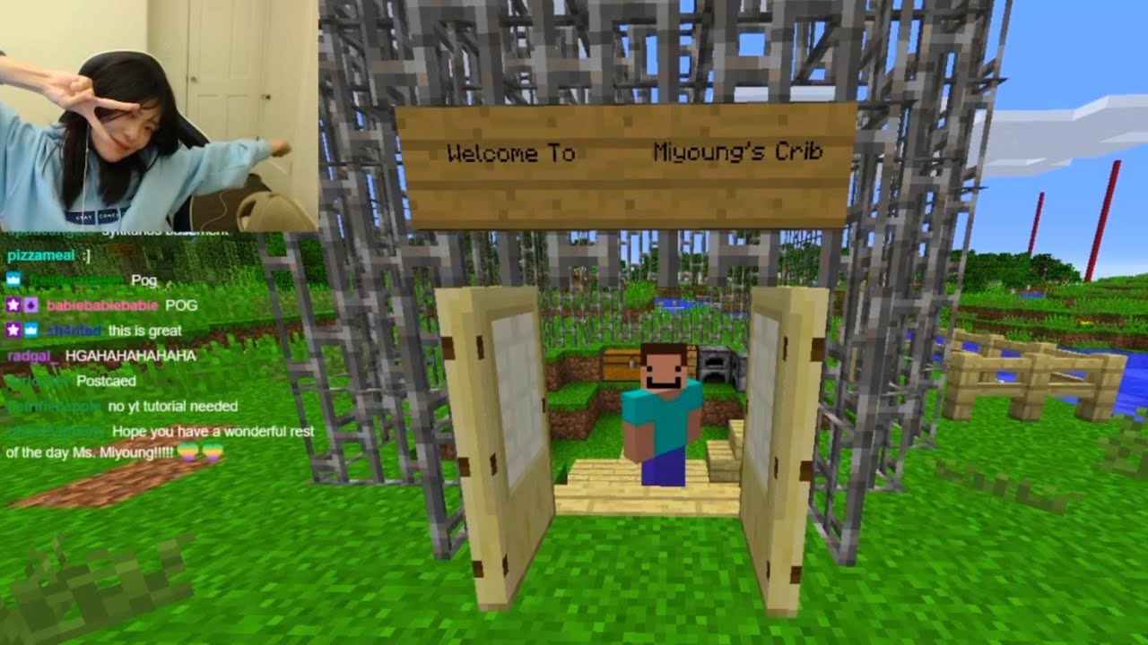 Miyoung Has The Best House in OTV Minecraft Server