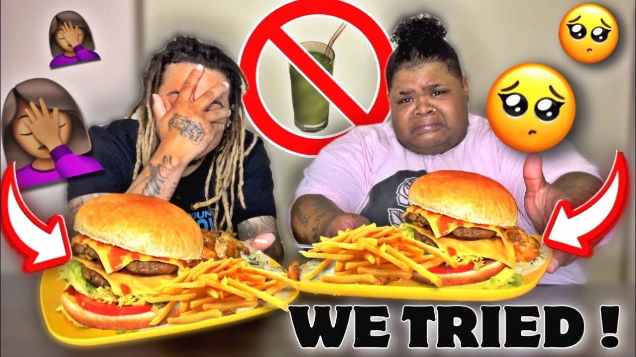 WE TRIED TO JUICE AND FAILED 😞 MUKBANG (I COOKED!)