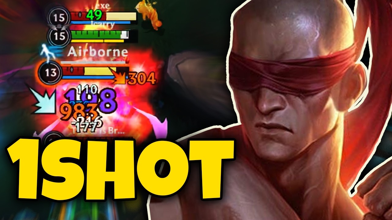 Wild Rift Lee Sin is OP &mdash; One Shot Delete in Season 21!