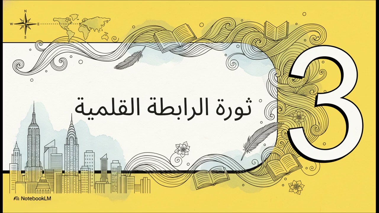 أدب المهجر  ثورة قلم المهاجر صف الحادي عشر الفصل الدراسي الثاني