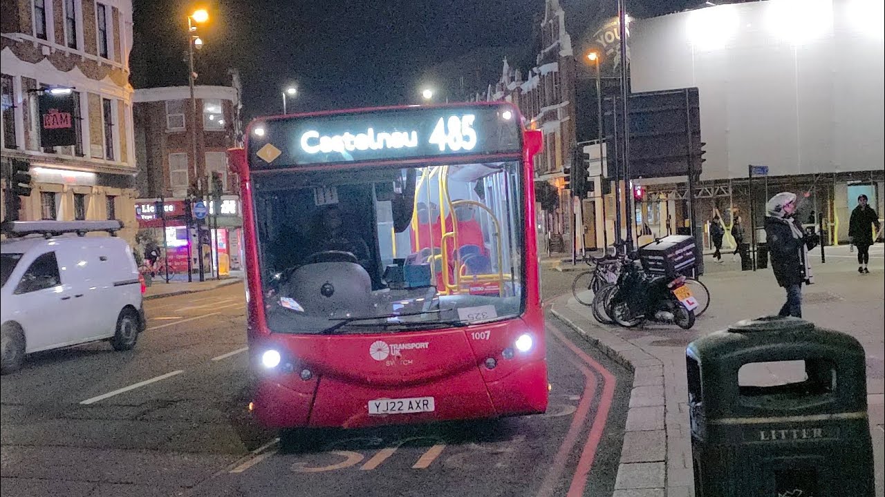 Rare Allocation: Transport UK Optare Switch Metrocity 1007 YJ22 AXR Route 485