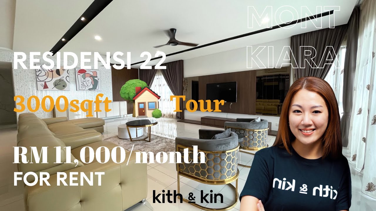 Residensi 22 Mont Kiara | Take a Peek inside this Beautiful 3061sf Condo w Spacious L-shaped Balcony