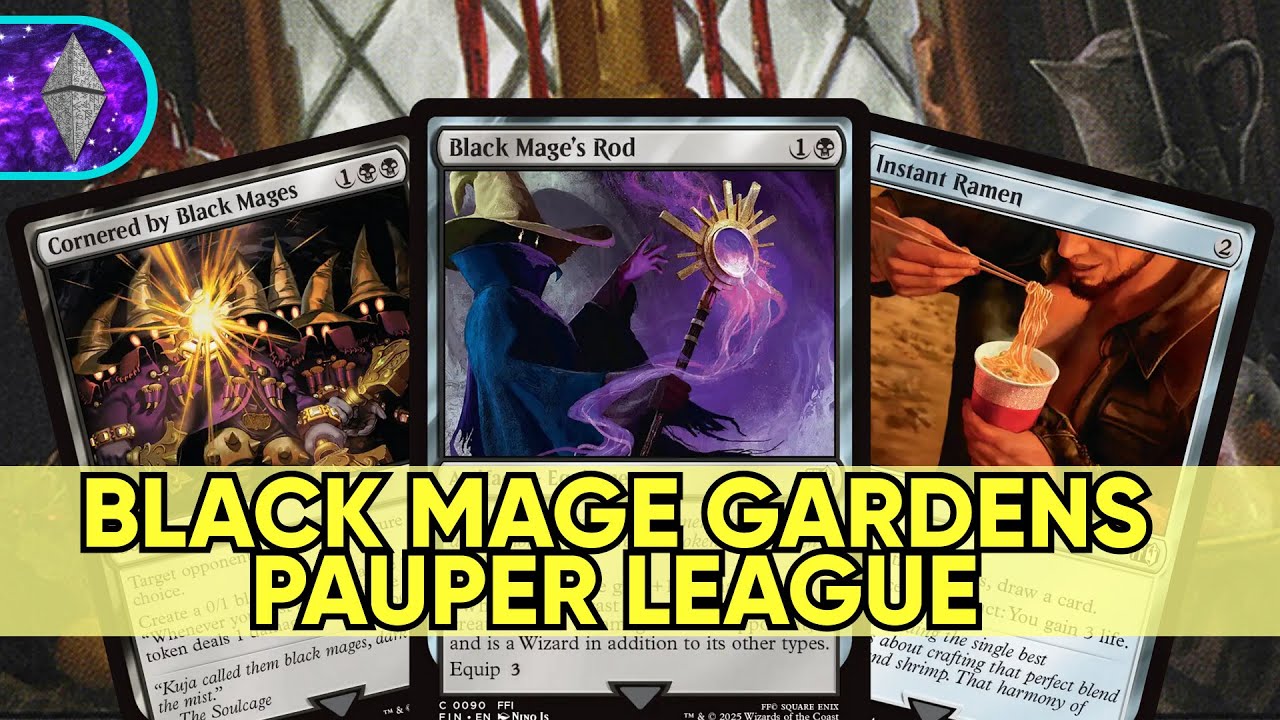 Black Mage's Rod from Final Fantasy is Busted! | Pauper MTG