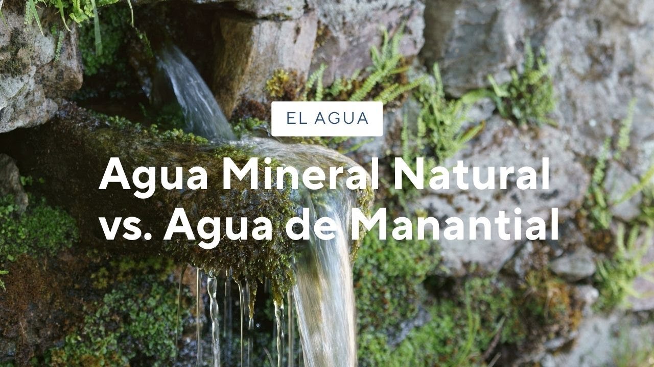 Agua Mineral Natural vs Agua de Manantial | Pe&ntilde;aclara