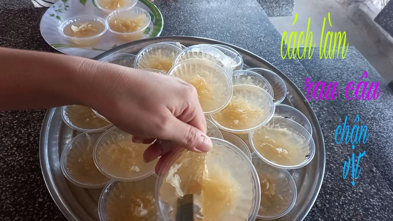 cách nấu rau câu chân vịt ngon