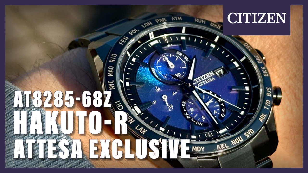 Unboxing The Citizen Attesa AT8285-68Z Hakuto-R