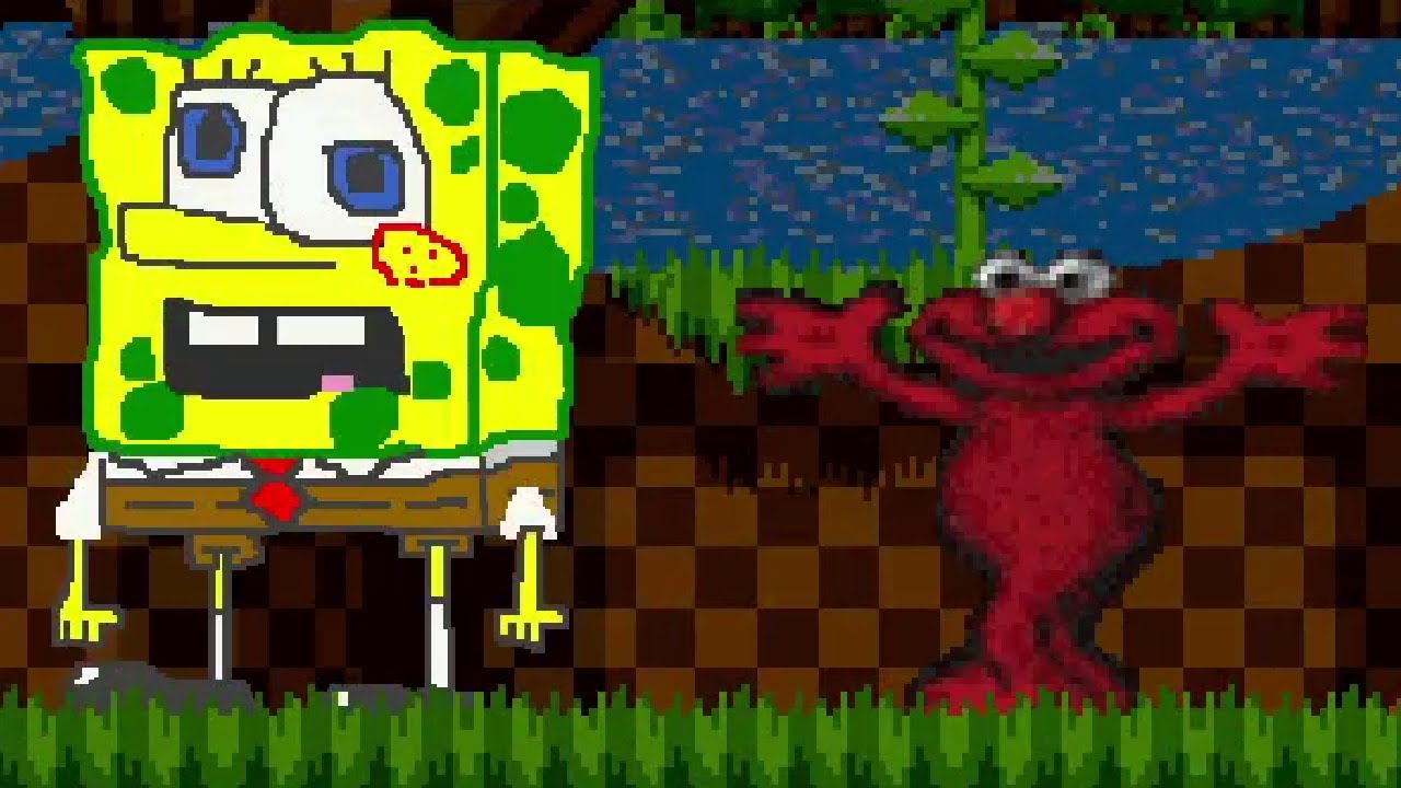 M.U.G.E.N - SpongeBob the SpongeBubble & Evil Elmo Team Arcade Longplay