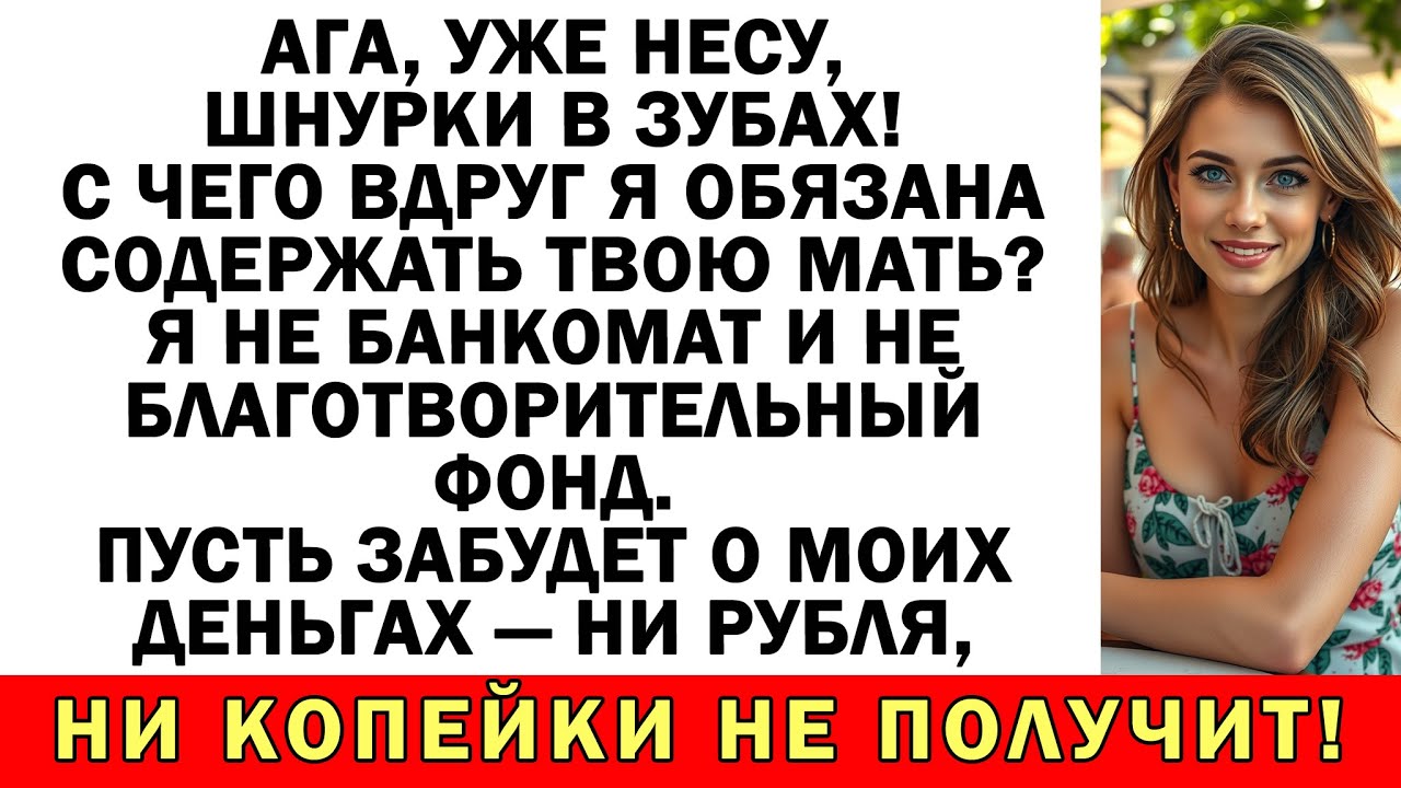Отказал матери? Да ты под каблуком! Эта жлобиха доведёт меня до смерти!